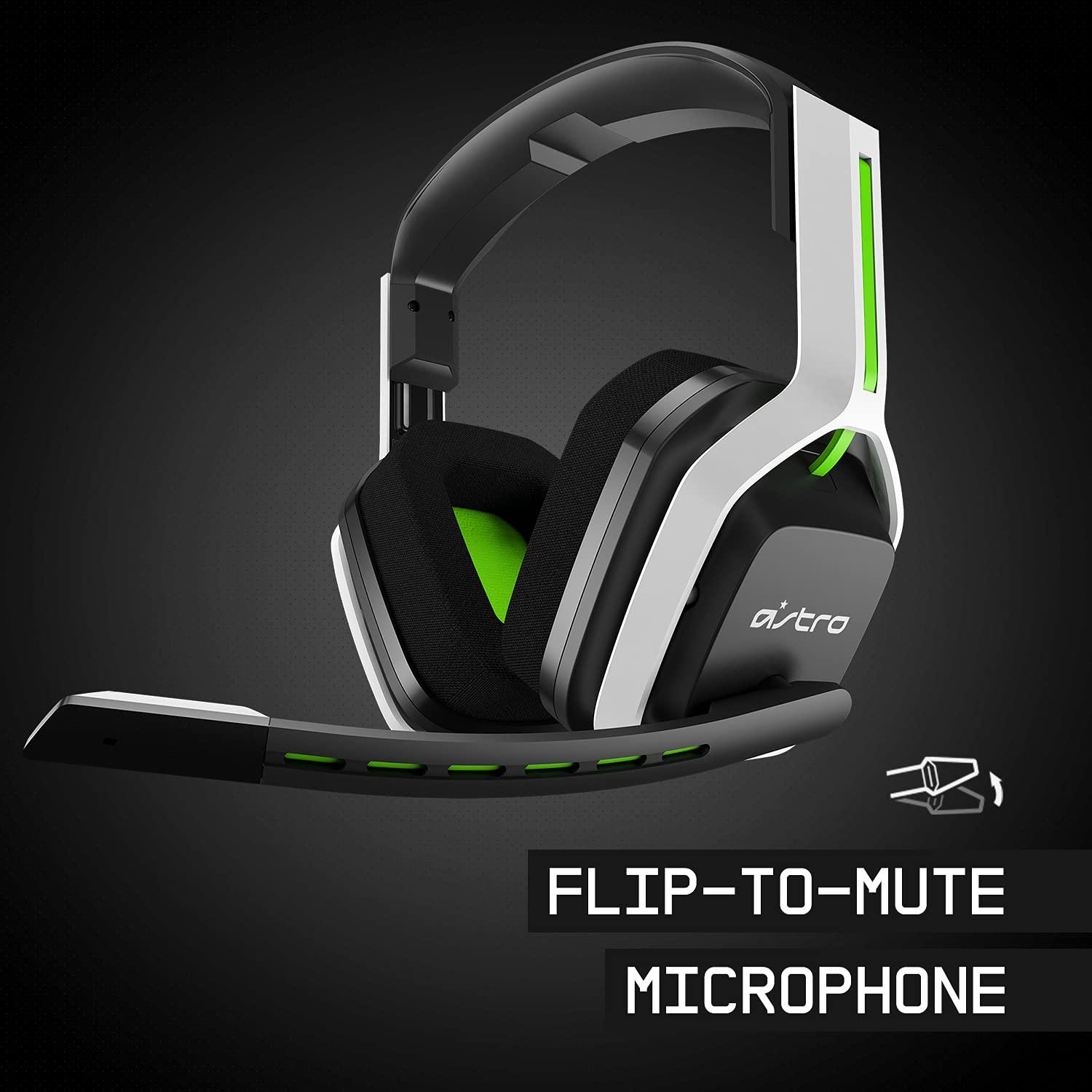 imageASTRO Gaming A20 Wireless Headset Gen 2 for Xbox Series X  S Xbox One PC ampamp Mac  White Green