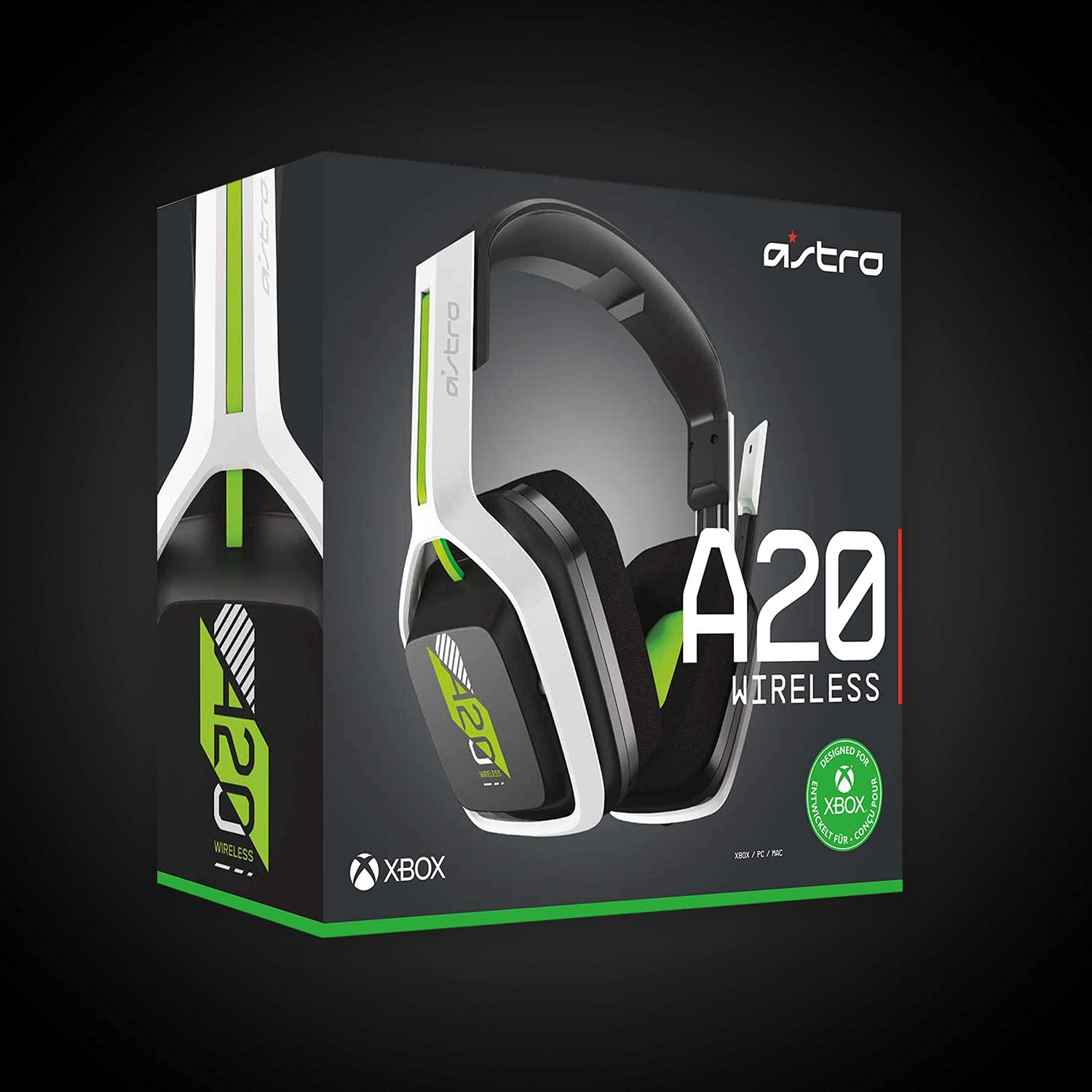 imageASTRO Gaming A20 Wireless Headset Gen 2 for Xbox Series X  S Xbox One PC ampamp Mac  White Green