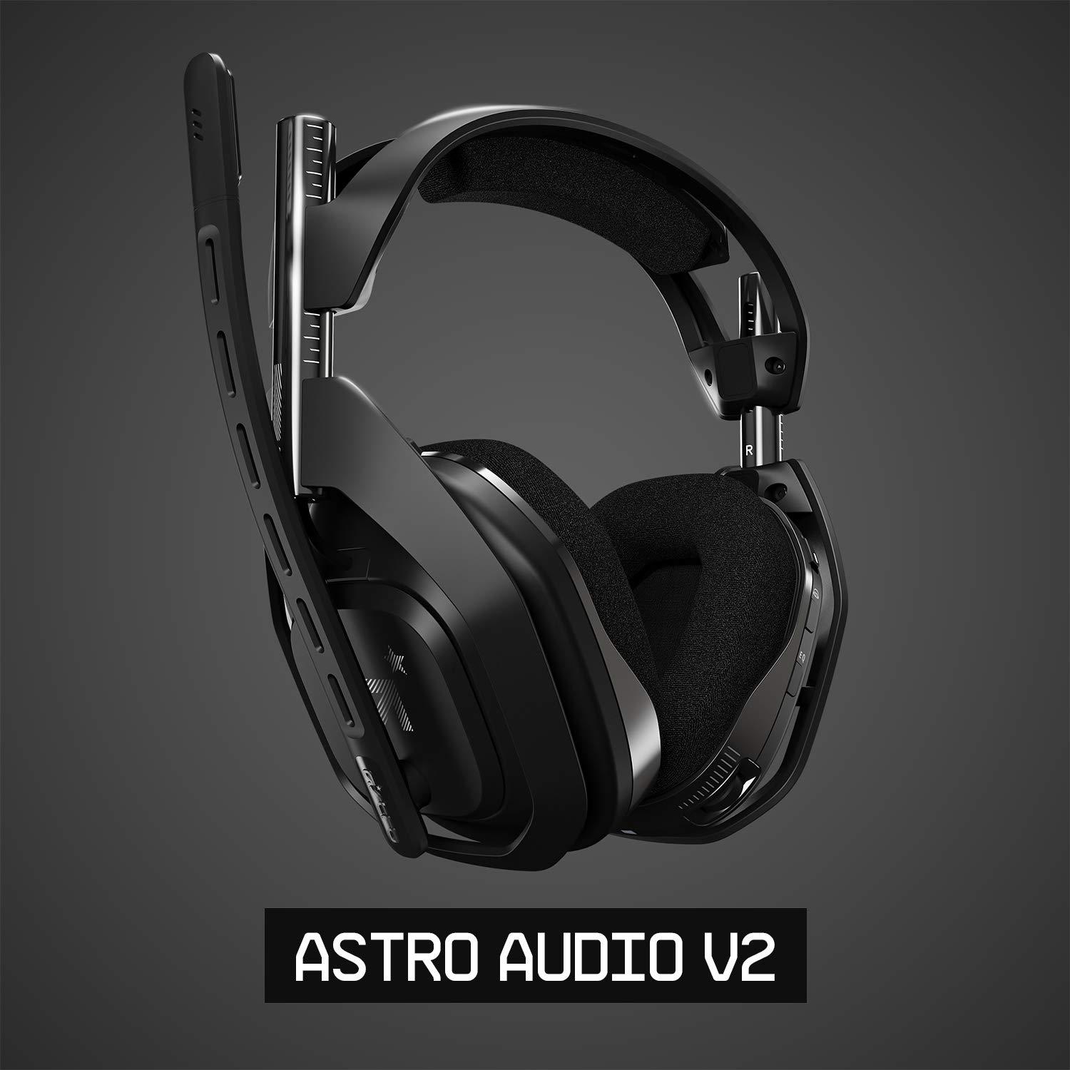imageASTRO Gaming A50 Wireless Headset  Base Station Gen 4  Compatible With PS5 PS4 PC Mac  BlackSilverPlayStation 5  PlayStation 4  PC