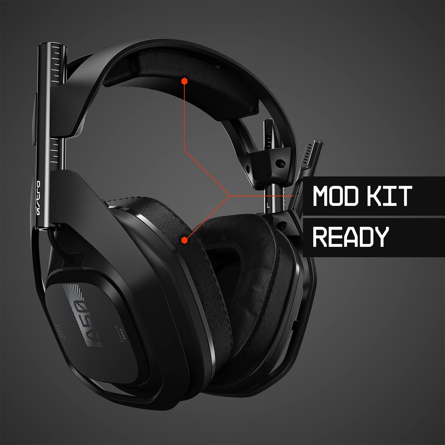 imageASTRO Gaming A50 Wireless Headset  Base Station Gen 4  Compatible With PS5 PS4 PC Mac  BlackSilverPlayStation 5  PlayStation 4  PC