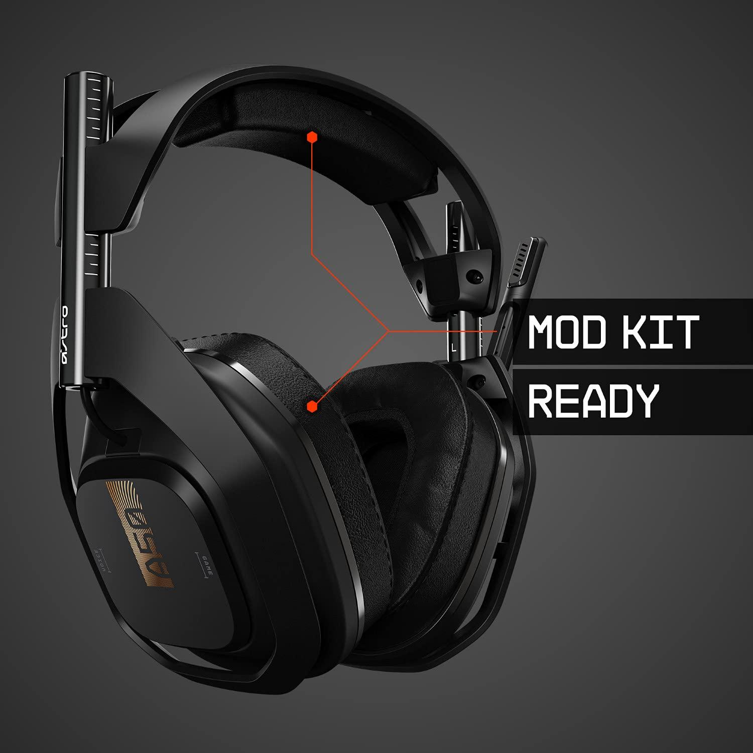 imageASTRO Gaming A50 Wireless Headset  Base Station Gen 4  Compatible With PS5 PS4 PC Mac  BlackSilverXbox Series XS  Xbox One  PC