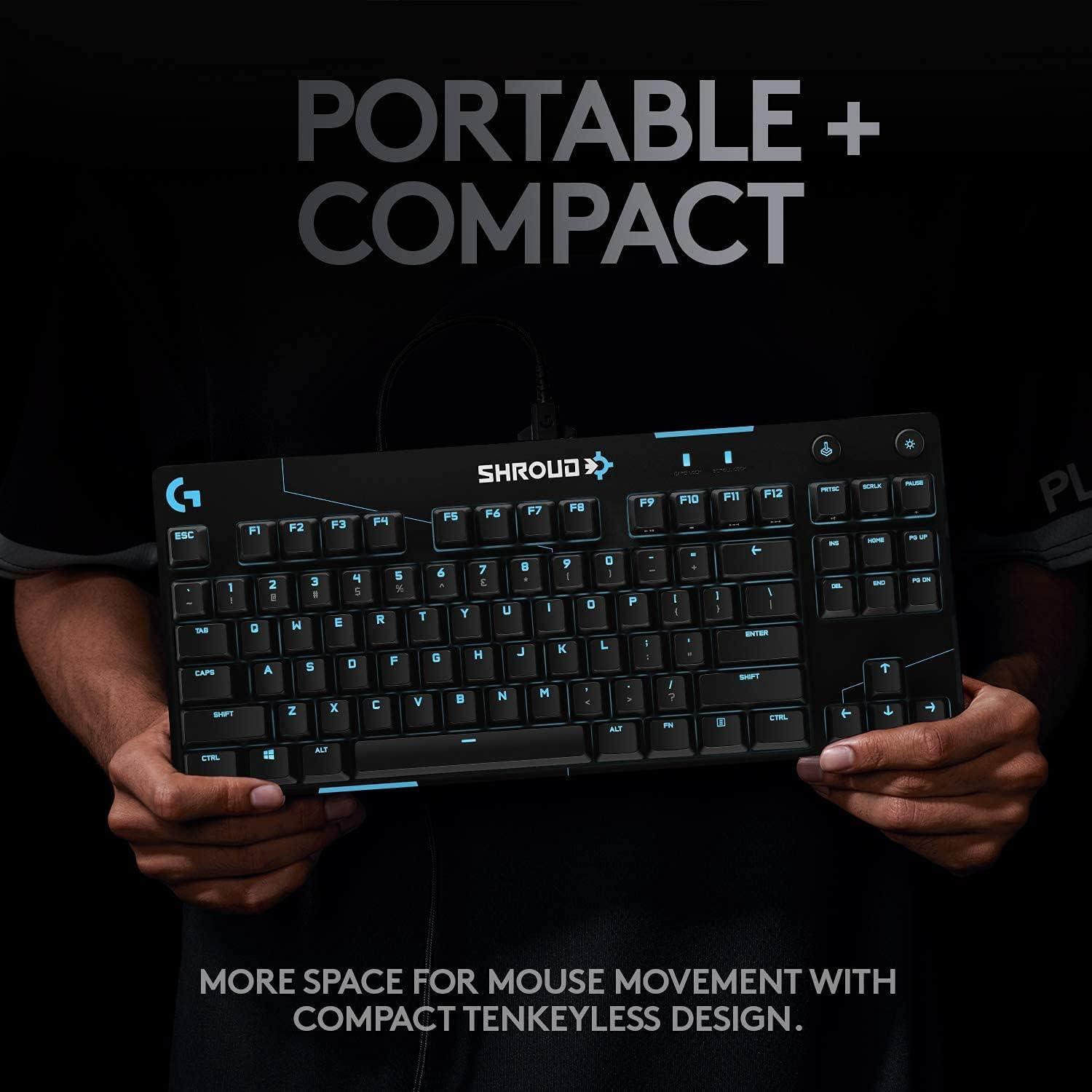 imageLogitech G PRO Mechanical Gaming Keyboard  Shroud Edition