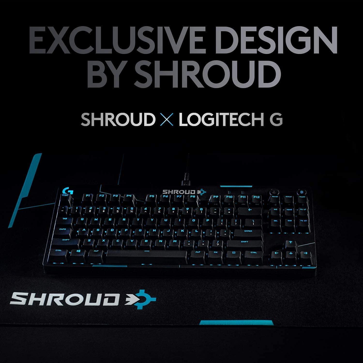 imageLogitech G PRO Mechanical Gaming Keyboard  Shroud Edition