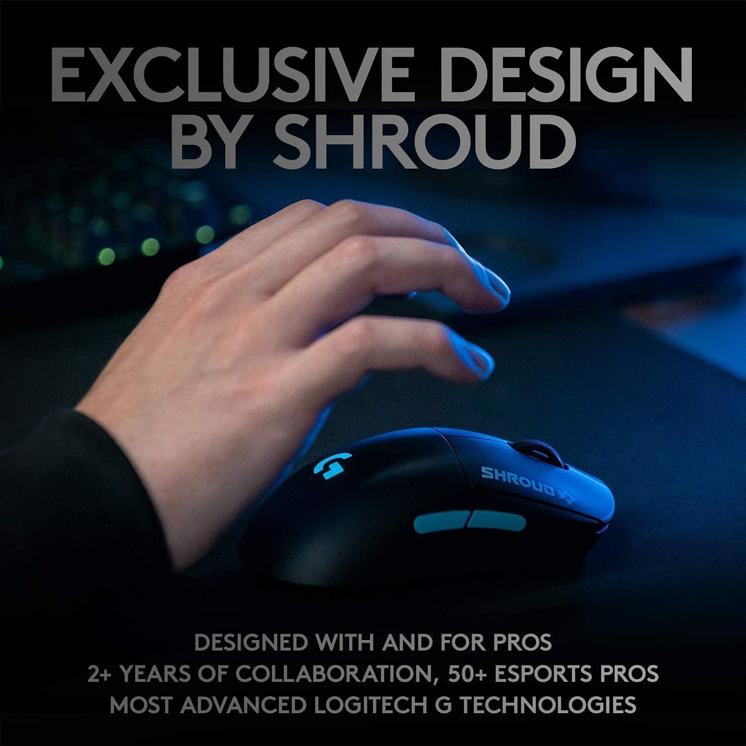 imageLogitech G PRO Wireless Gaming Mouse  Shroud Edition