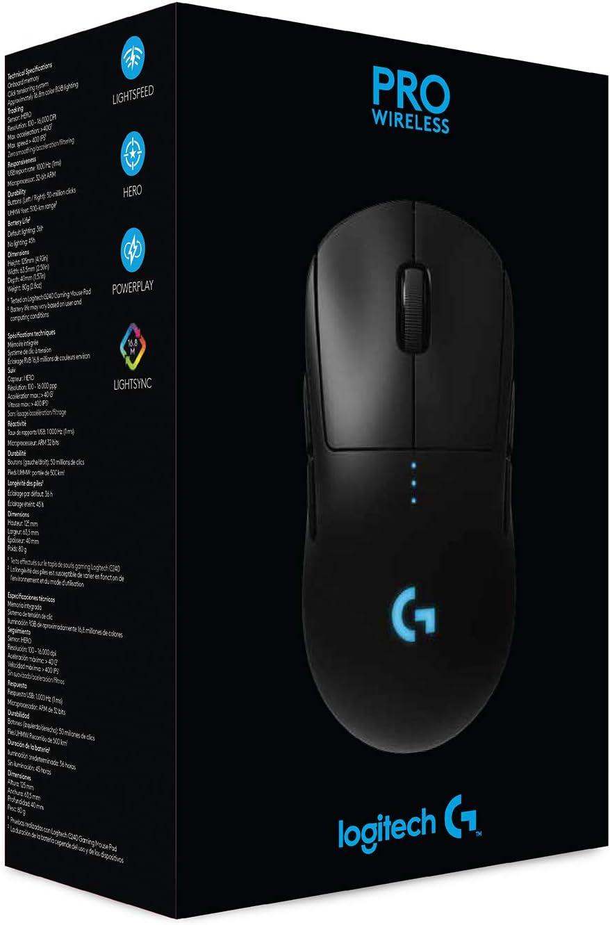 imageLogitech G Pro Wireless Gaming Mouse with Esports Grade PerformanceBlack