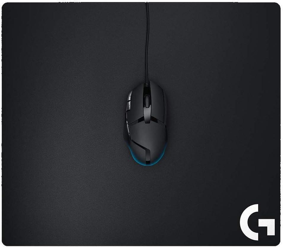 imageLogitech G640 Cloth Gaming Mouse Pad Moderate surface friction Consistent surface texture Stable Rollable  BlackMousepad