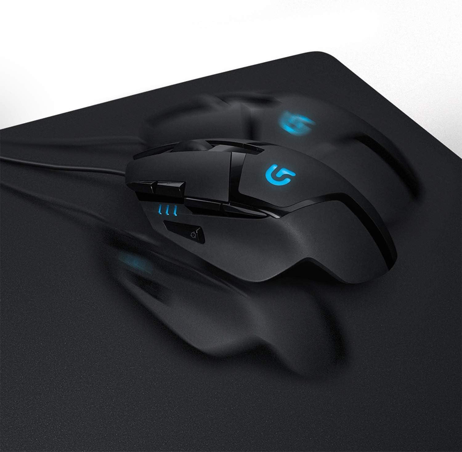 imageLogitech G640 Cloth Gaming Mouse Pad Moderate surface friction Consistent surface texture Stable Rollable  BlackMousepad