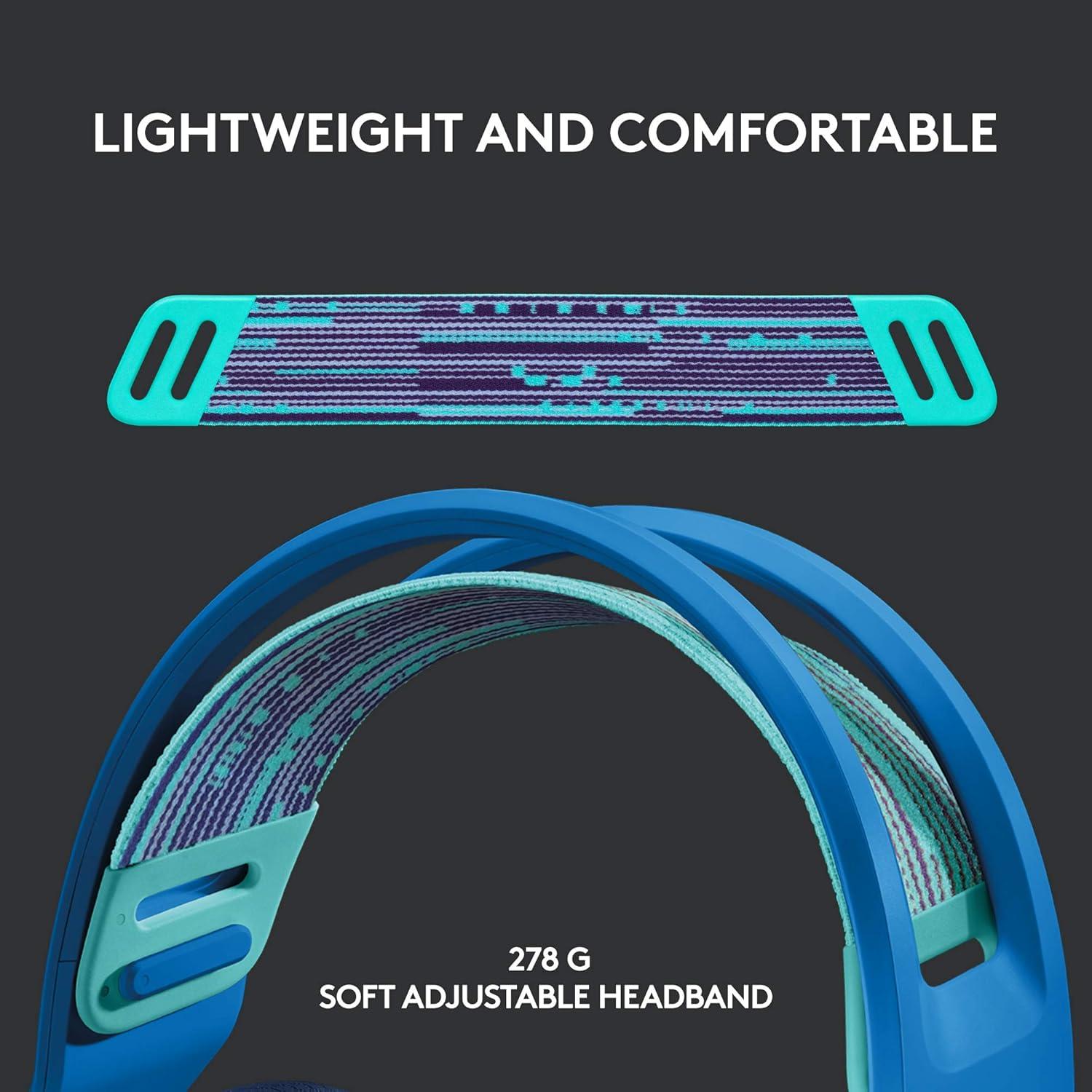 imageLogitech G733 Lightspeed Wireless Gaming Headset Yeti GX Dynamic RGB Gaming Microphone with LIGHTSYNC USB  BlackBlue