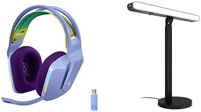 imageLogitech G733 Lightspeed Wireless Gaming Headset Yeti GX Dynamic RGB Gaming Microphone with LIGHTSYNC USB  BlackLilac