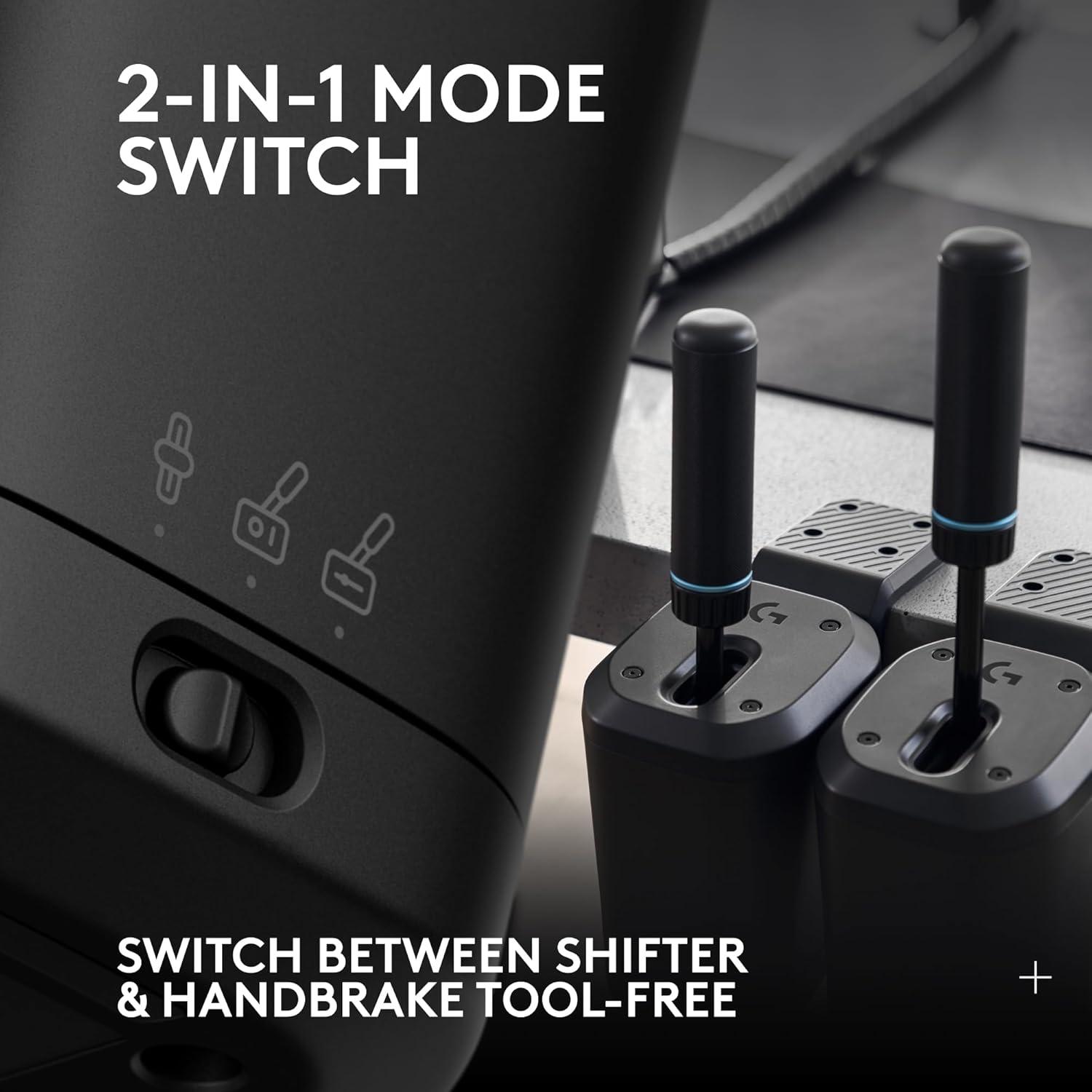 imageLogitech G923 Racing Wheel and Pedals TRUEFORCE Force Feedback  Logitech G Driving Force Shifter  Real Leather For PS5 PS4 PC Mac  BlackXboxPC