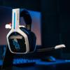 imageASTRO Gaming A20 Wireless Headset Gen 2 for PlayStation 54 PC ampamp Mac  WhiteBlue Wireless Gaming Headset with Microphone