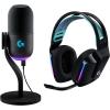 imageLogitech G733 Lightspeed Wireless Gaming Headset Yeti GX Dynamic RGB Gaming Microphone with LIGHTSYNC USB  BlackBlack