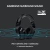 imageLogitech G733 Lightspeed Wireless Gaming Headset with Suspension Headband LIGHTSYNC RGB Blue VOCE mic Technology and PROG Audio Drivers Lightweight 29 Hour Battery Life 20m Range  BlackBlack