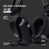 imageLogitech G733 Lightspeed Wireless Gaming Headset with Suspension Headband LIGHTSYNC RGB Blue VOCE mic Technology and PROG Audio Drivers Lightweight 29 Hour Battery Life 20m Range  BlackBlack
