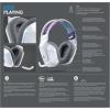 imageLogitech G733 Lightspeed Wireless Gaming Headset with Suspension Headband LIGHTSYNC RGB Blue VOCE mic Technology and PROG Audio Drivers Lightweight 29 Hour Battery Life 20m Range  BlackWhite