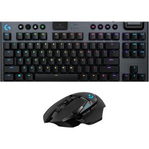 imageLogitech G915 TKL Tenkeyless Lightspeed Wireless RGB Mechanical Gaming Keyboard  Logitech G502 Lightspeed Wireless Gaming Mouse
