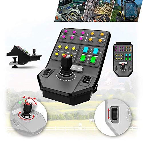 imageLogitech G Farm Simulator Heavy Equipment Bundle 2nd Generation Steering Wheel Controller for Farm Simulation 2025 and Previous Versions Wheel Pedals Vehicle Side Panel Control Deck for PCSide Panel