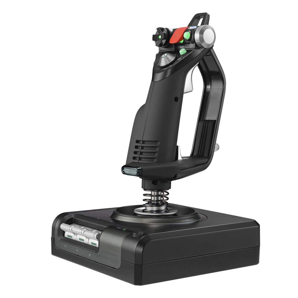 imageLogitech G X52 Pro USB Flight Control System  HOTAS Joystick and Throttle for Flight Simulators  LCD Display 3D Twist Rudder Programmable Commands USB 20  Compatible with Windows PCBrown Box Packaging