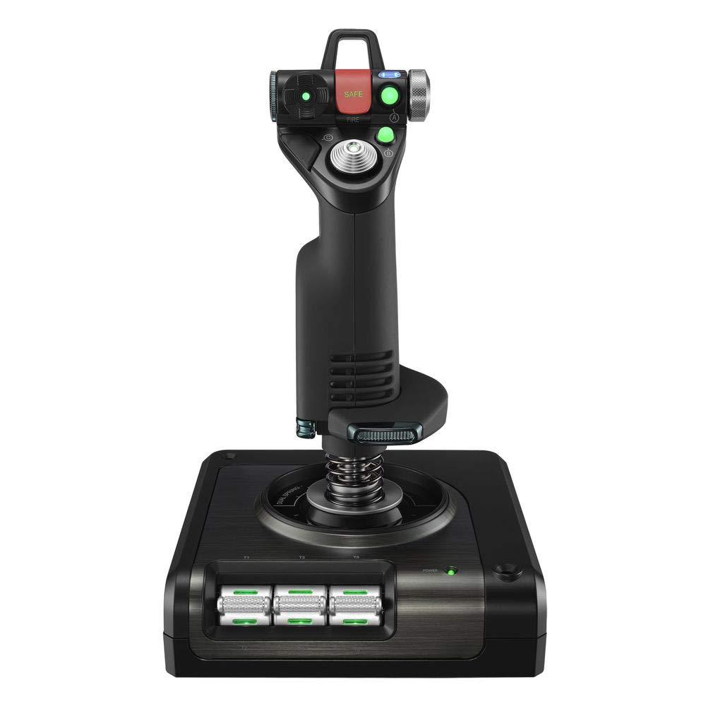 imageLogitech G X52 Pro USB Flight Control System  HOTAS Joystick and Throttle for Flight Simulators  LCD Display 3D Twist Rudder Programmable Commands USB 20  Compatible with Windows PCBrown Box Packaging