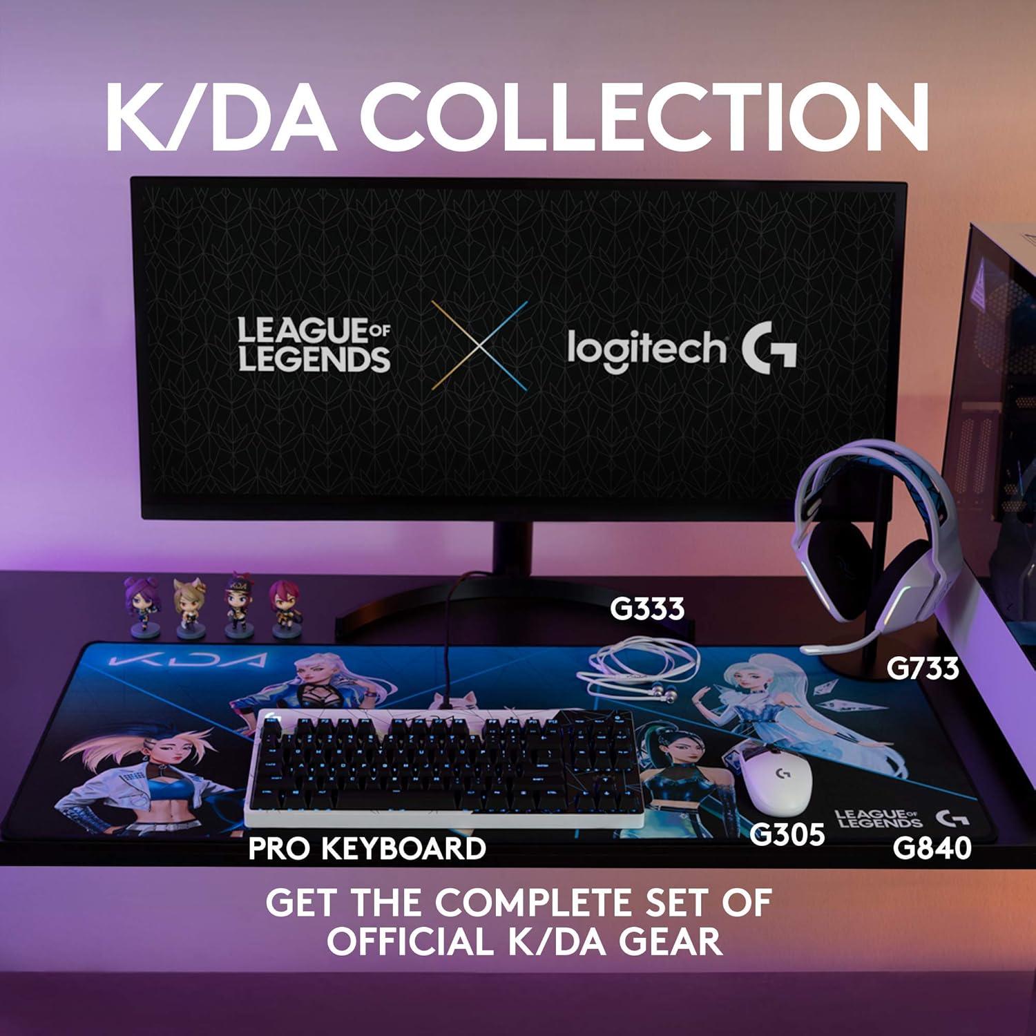 imageLogitech G305 KDA Lightspeed Wireless Gaming Mouse Mint 99g 12000 DPI 6 Programmable Buttons 250h Battery Life OnBoard Memory Compatible with PCMac