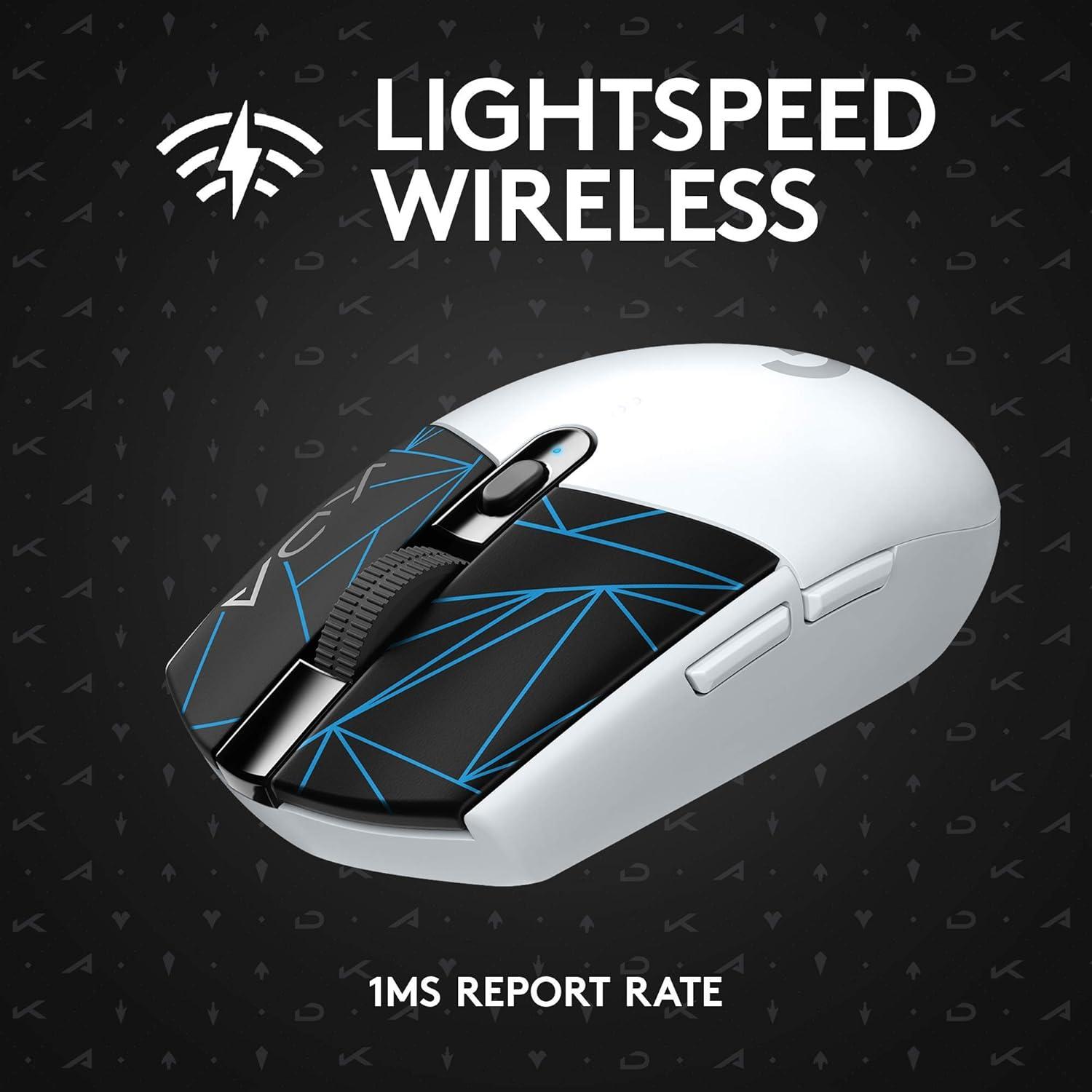 imageLogitech G305 KDA Lightspeed Wireless Gaming Mouse Mint 99g 12000 DPI 6 Programmable Buttons 250h Battery Life OnBoard Memory Compatible with PCMac