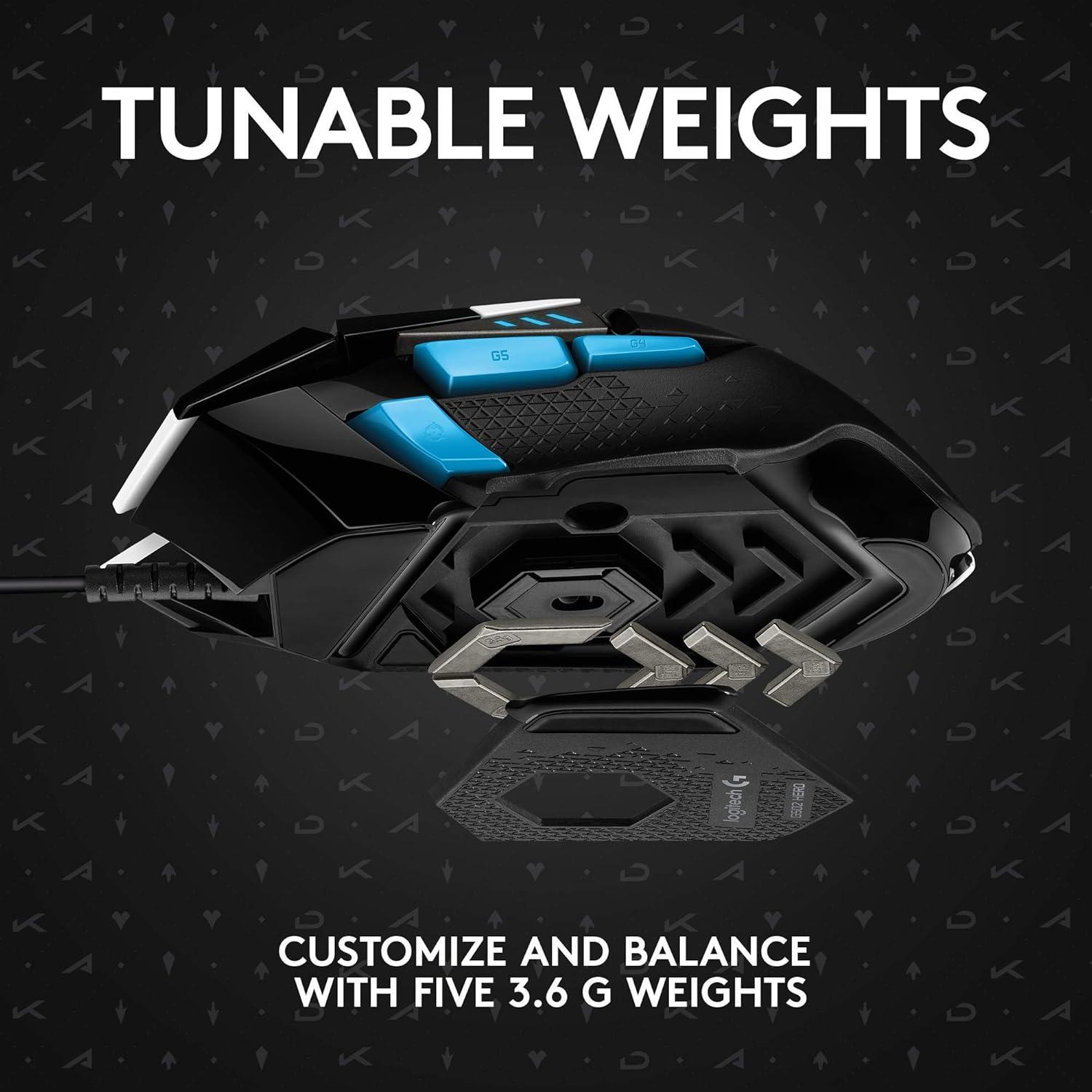 imageLogitech G502 Hero KDA High Performance Gaming Mouse  Hero 25K Sensor 168 Million Color LIGHTSYNC RGB 11 Programmable Buttons OnBoard Memory  Official League of Legends KDA Gaming Gear