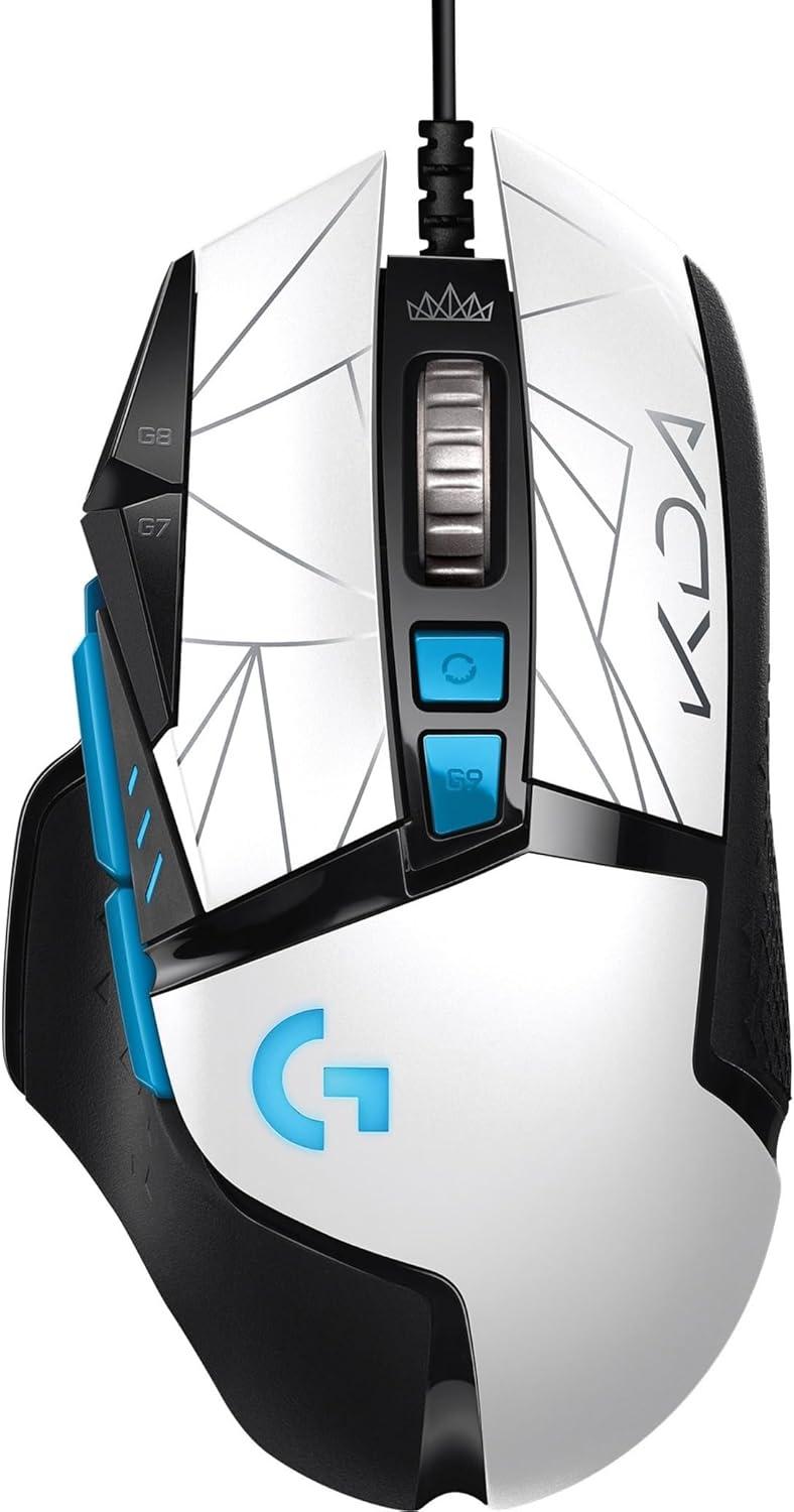 imageLogitech G502 Hero KDA High Performance Gaming Mouse  Hero 25K Sensor 168 Million Color LIGHTSYNC RGB 11 Programmable Buttons OnBoard Memory  Official League of Legends KDA Gaming Gear