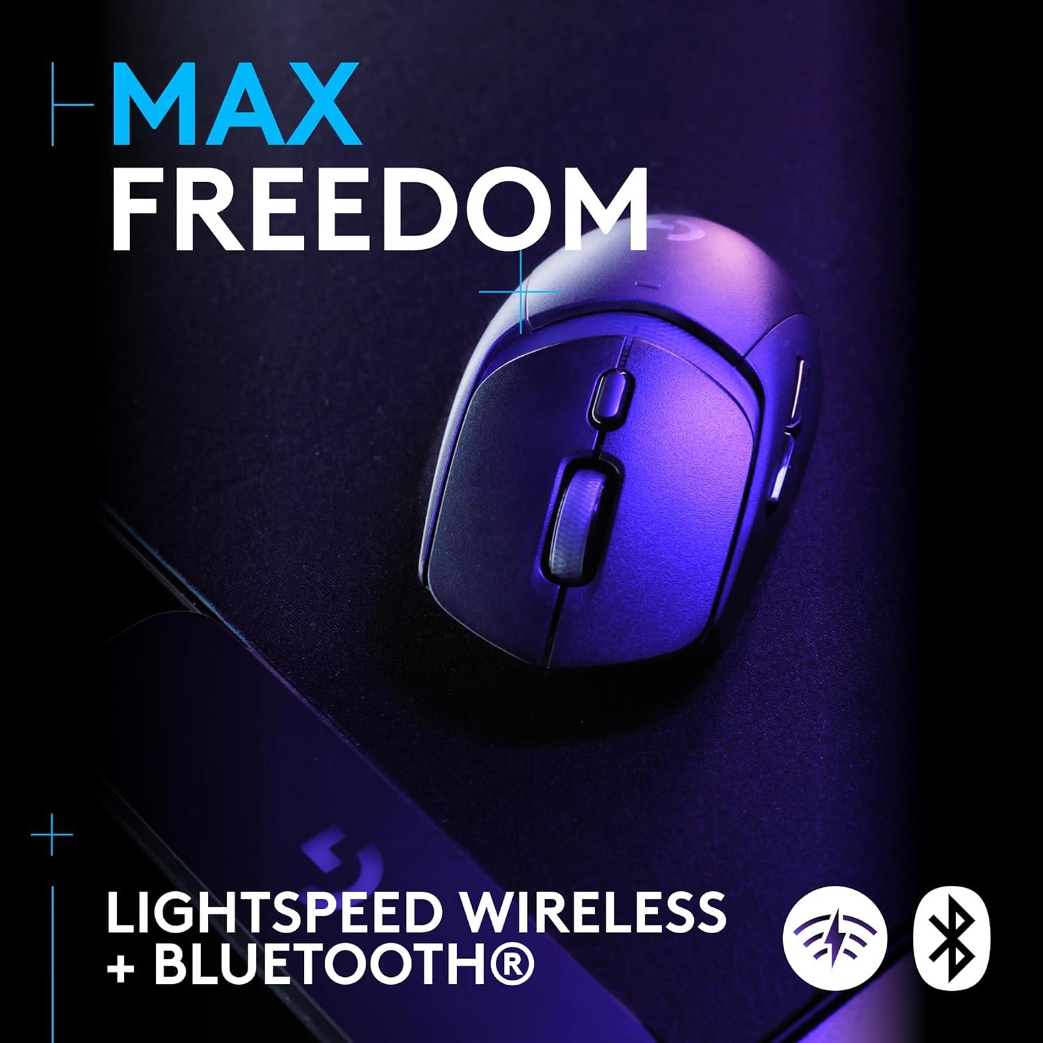 imageLogitech G515 Lightspeed TKL Low Profile Wireless Gaming Keyboard LIGHTSYNC RGB Thin Tenkeyless Design DoubleShot PBT Keycaps Linear Red Mechanical Switches  BlackBlack