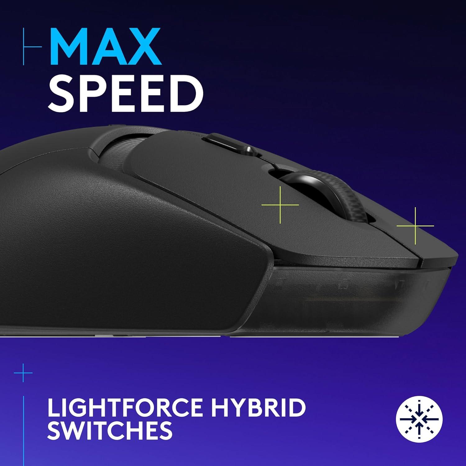 imageLogitech G515 Lightspeed TKL Low Profile Wireless Gaming Keyboard LIGHTSYNC RGB Thin Tenkeyless Design DoubleShot PBT Keycaps Linear Red Mechanical Switches  BlackBlack