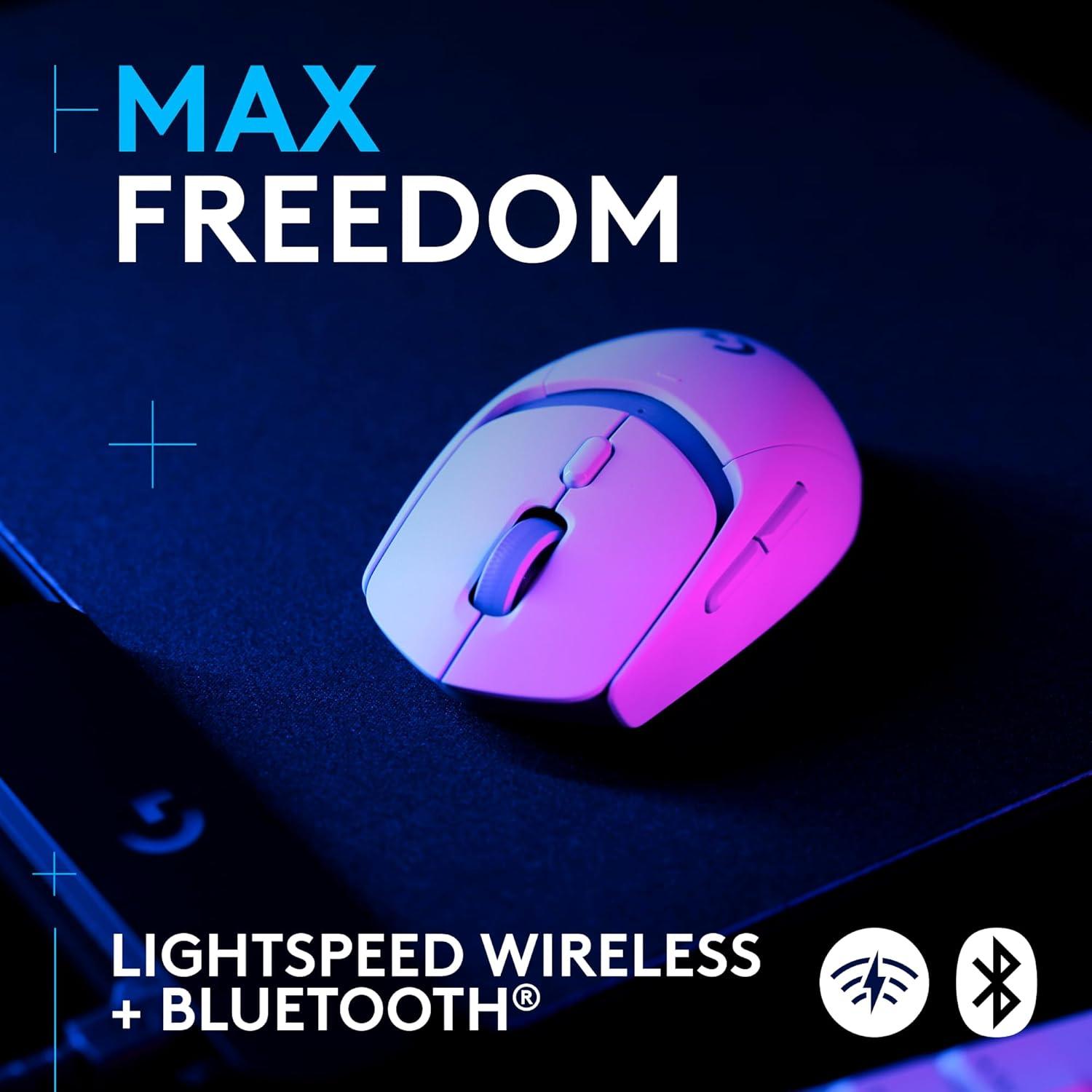 imageLogitech G515 Lightspeed TKL Low Profile Wireless Gaming Keyboard LIGHTSYNC RGB Thin Tenkeyless Design DoubleShot PBT Keycaps Linear Red Mechanical Switches  BlackWhite