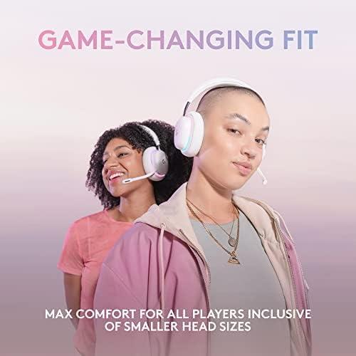 imageLogitech G735 Wireless Gaming Headset  Blue Yeti Premium USB Gaming Microphone Combo for Streaming with Exclusive Streamlabs Themes PCMac  White MistHeadset  Microphone
