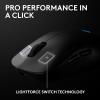 imageLogitech G PRO 2 Lightspeed Wireless Gaming Mouse Right or LeftHanded Mouse with up to 4 Customizable and Switchable Magnetic Side Buttons 44K DPI Sensor USBC Charging for PCMac  WhiteBlack