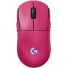 imageLogitech G PRO 2 Lightspeed Wireless Gaming Mouse Right or LeftHanded Mouse with up to 4 Customizable and Switchable Magnetic Side Buttons 44K DPI Sensor USBC Charging for PCMac  WhiteMagenta