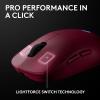 imageLogitech G PRO 2 Lightspeed Wireless Gaming Mouse Right or LeftHanded Mouse with up to 4 Customizable and Switchable Magnetic Side Buttons 44K DPI Sensor USBC Charging for PCMac  WhiteMagenta