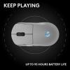 imageLogitech G PRO 2 Lightspeed Wireless Gaming Mouse Right or LeftHanded Mouse with up to 4 Customizable and Switchable Magnetic Side Buttons 44K DPI Sensor USBC Charging for PCMac  WhiteWhite