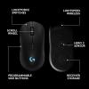 imageLogitech G PRO 2 Lightspeed Wireless Gaming Mouse Right or LeftHanded Mouse with up to 4 Customizable and Switchable Magnetic Side Buttons 44K DPI Sensor USBC Charging for PCMac  WhiteBlack