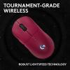 imageLogitech G PRO 2 Lightspeed Wireless Gaming Mouse Right or LeftHanded Mouse with up to 4 Customizable and Switchable Magnetic Side Buttons 44K DPI Sensor USBC Charging for PCMac  WhiteMagenta