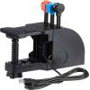 imageLogitech G Saitek PRO Flight Throttle Quadrant Professional Simulation Axis Levers LCD Display 3x TwoWay Rocker Switches Adjustable Bracket USB PC  BlackThrottle Quadrant