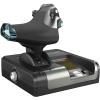 imageLogitech G Saitek X52 Pro Flight Control System Controller and Joystick Simulator LCD Display Illuminated Buttons 2xUSB PC  BlackSilver