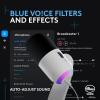 imageLogitech G Yeti GX Dynamic RGB Gaming Microphone Podcast Microphone with LIGHTSYNC Blue VOCE G HUB Control USB Plug and Play  WhiteWhite
