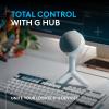 imageLogitech G Yeti Orb Condenser RGB Gaming Mic with LIGHTSYNC USB Mic for Streaming Cardioid for PCMac  Off WhiteOff White