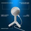 imageLogitech G Yeti Orb Condenser RGB Gaming Mic with LIGHTSYNC USB Mic for Streaming Cardioid for PCMac  Off WhiteOff White