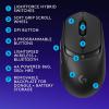 imageLogitech G309 Lightspeed Wireless Gaming Mouse Lightweight LIGHTFORCE Hybrid Switches Hero 25K Sensor 86g ampamp 300 hr Battery Life with AA Battery 6 Programmable Buttons PC ampamp Mac  BlackBlack
