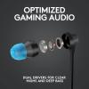 imageLogitech G333 Gaming Earphones with Dual Audio Drivers inline mic and Volume Control Compatible with PCPSXboxNintendoMobile with 35mm Aux or USBC Port  BlackBlack