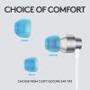imageLogitech G333 Gaming Earphones with Dual Audio Drivers inline mic and Volume Control Compatible with PCPSXboxNintendoMobile with 35mm Aux or USBC Port  BlackWhite  Silver  Blue