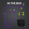 imageLogitech G333 Gaming Earphones with Dual Audio Drivers inline mic and Volume Control Compatible with PCPSXboxNintendoMobile with 35mm Aux or USBC Port  BlackPurple