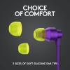 imageLogitech G333 Gaming Earphones with Dual Audio Drivers inline mic and Volume Control Compatible with PCPSXboxNintendoMobile with 35mm Aux or USBC Port  BlackPurple