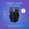 imageLogitech G335 Wired Gaming Headset with Flip to Mute Microphone 35mm Audio Jack Memory Foam Earpads Lightweight  BlackBlack