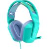 imageLogitech G335 Wired Gaming Headset with Flip to Mute Microphone 35mm Audio Jack Memory Foam Earpads Lightweight  MintOne Size