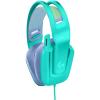 imageLogitech G335 Wired Gaming Headset with Flip to Mute Microphone 35mm Audio Jack Memory Foam Earpads Lightweight  MintOne Size